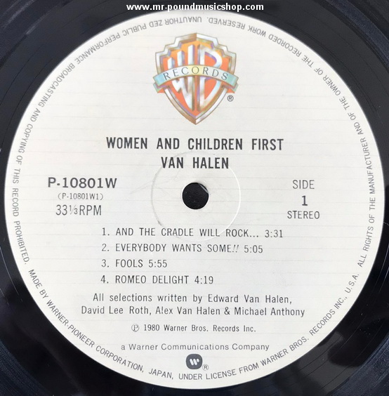 Van Halen - Women And Children First