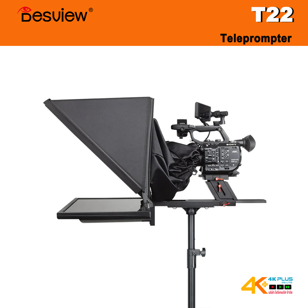 Desview T22 Teleprompter (Free Tripod)