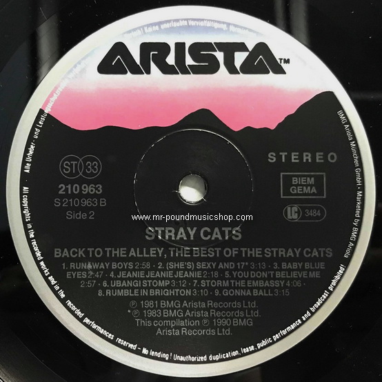Stray Cats - Back To The Alley - The Best of Stray Cats
