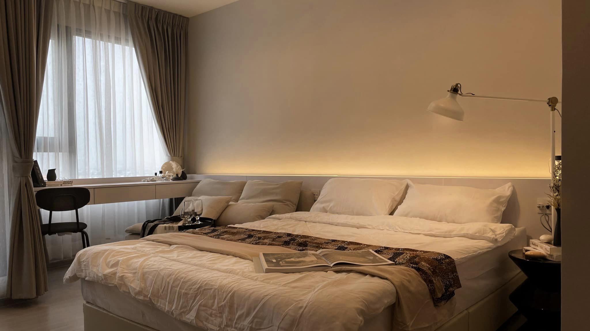 ให้เช่าคอนโด ไลฟ์ สาทร เซียร์รา ตลาดพลู (Life Sathorn Sierra Talat phlu ) 1 ห้องนอน ขนาด 28 SQ.M ชั้น 17 หน้าต่างทิศเหนือ หัวเตียงทิศตะวันออก