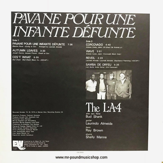 The L.A. Four - Pavane Pour Une Infante Defunte
