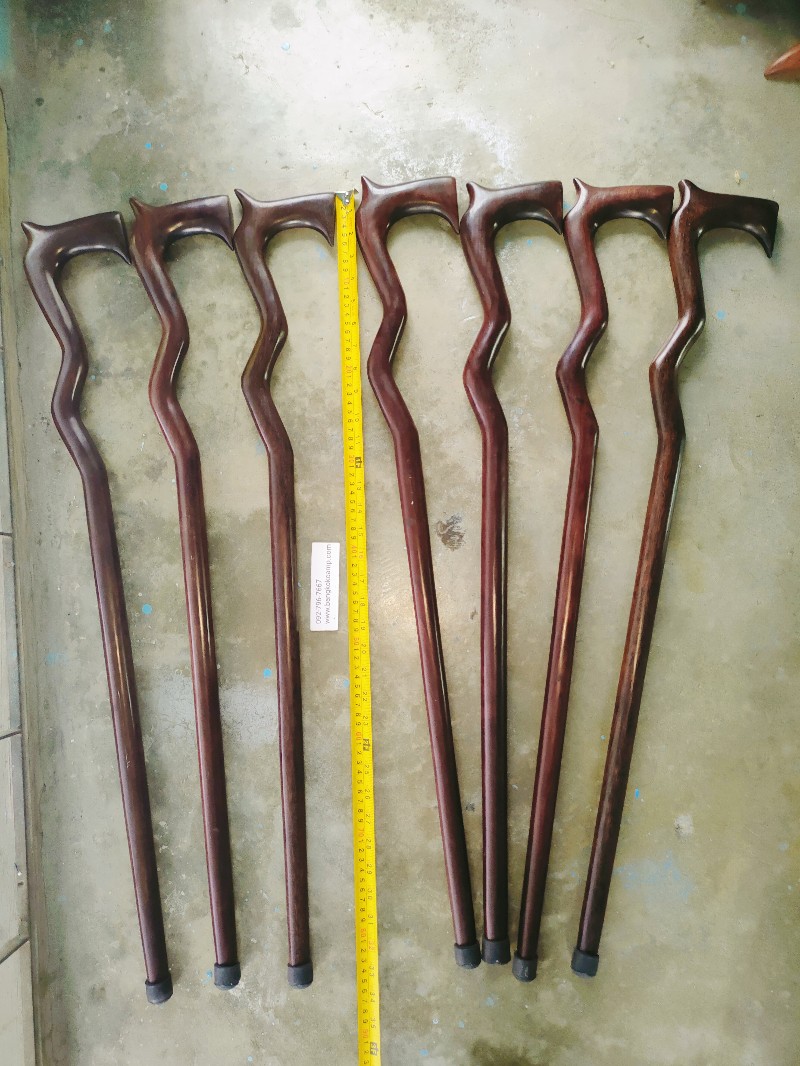 ไม้เท้า ไม้มะค่า ไม้ประดู่(ชุด9)