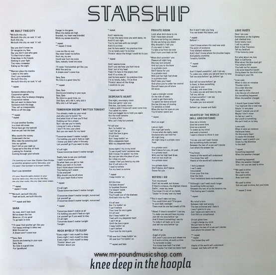 Starship - Knee Deep In the Hoopla