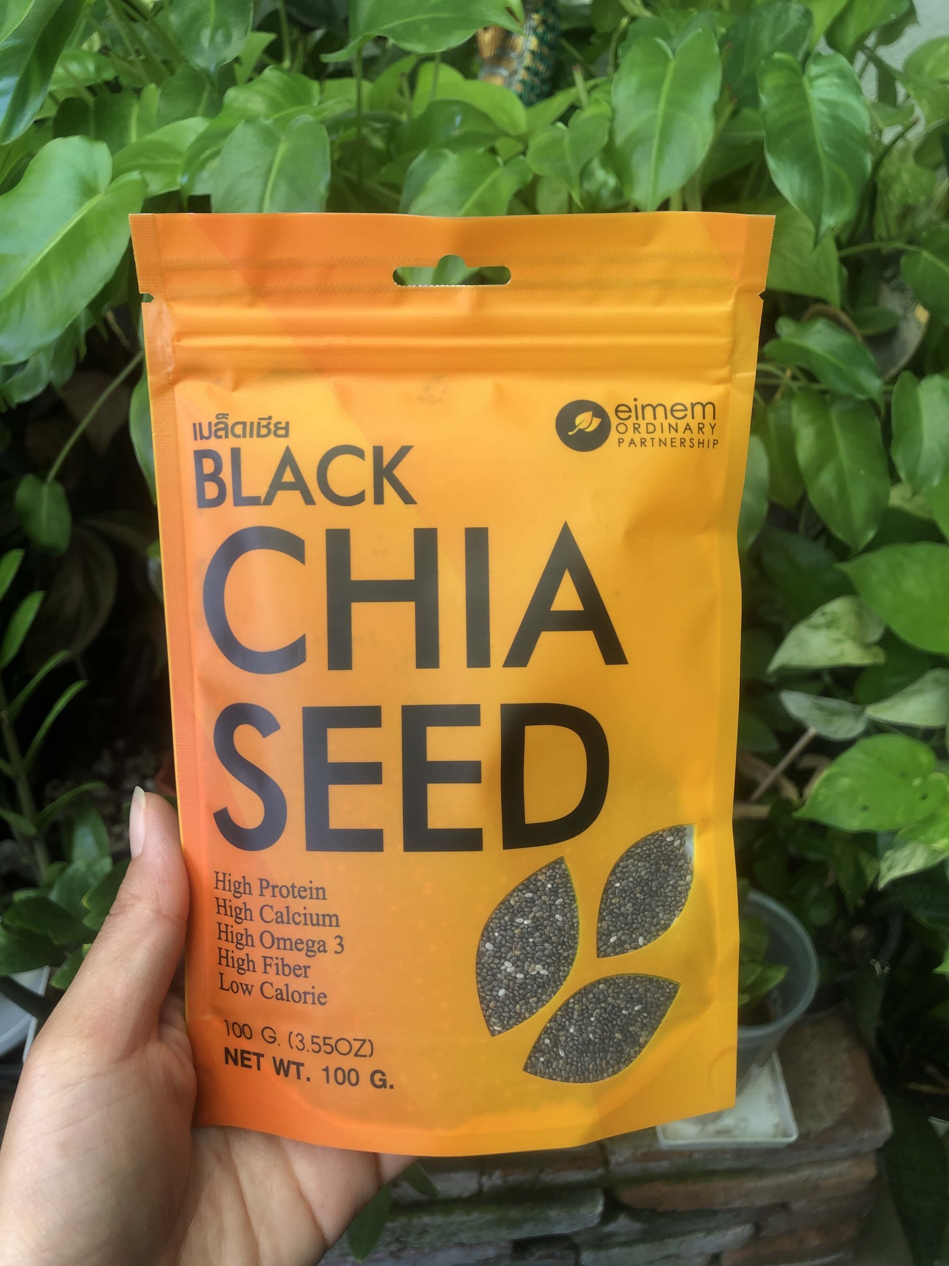 อิ่มเอม เมล็ดเชีย BLACK CHIA SEED 100g. High Protein