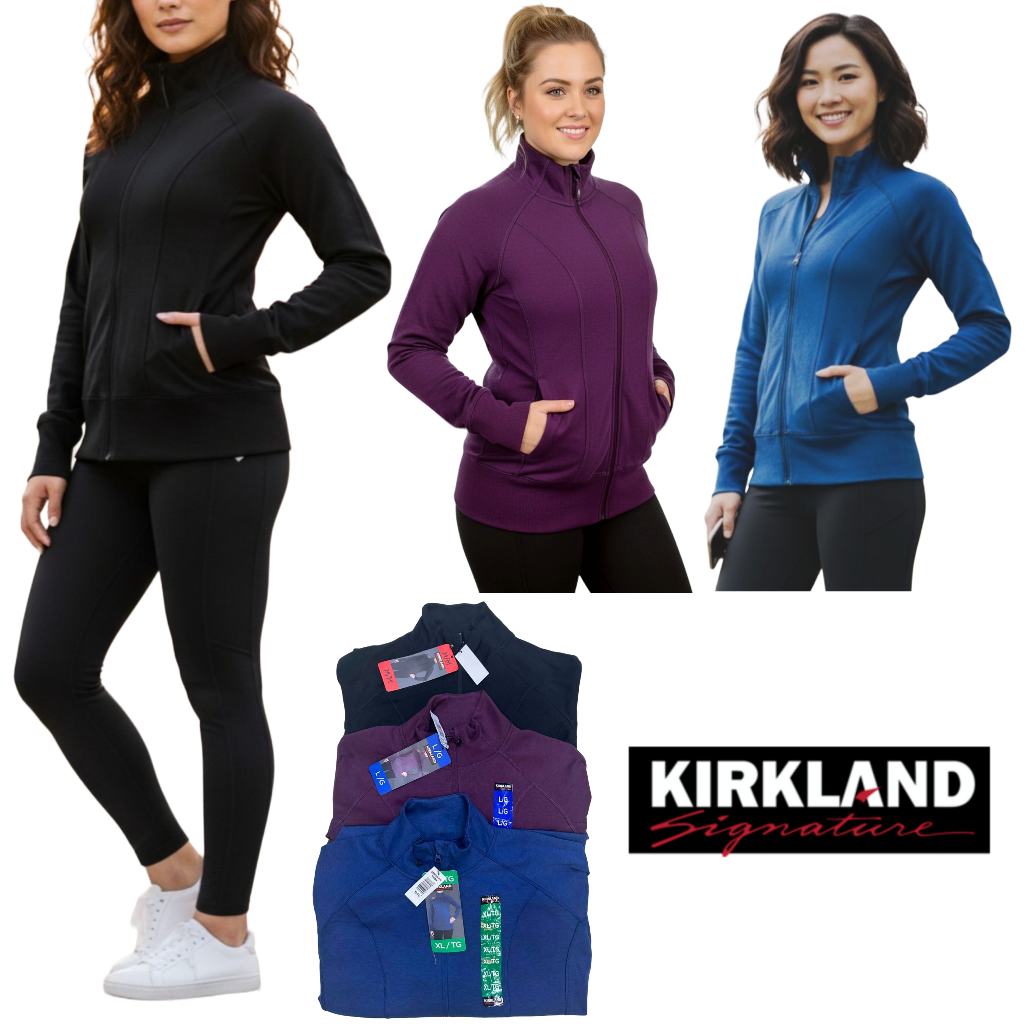 Kirkland Signature Ladies Full Zip Jacket