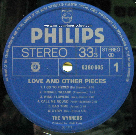 The Wynners - Love And Other Pieces