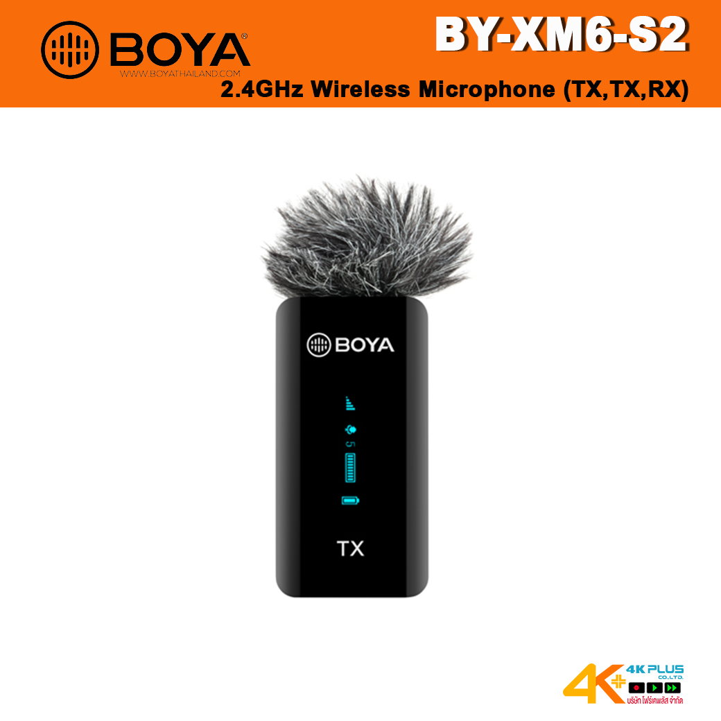 Boya BY-XM6-S2 2.4GHz Wireless Microphone