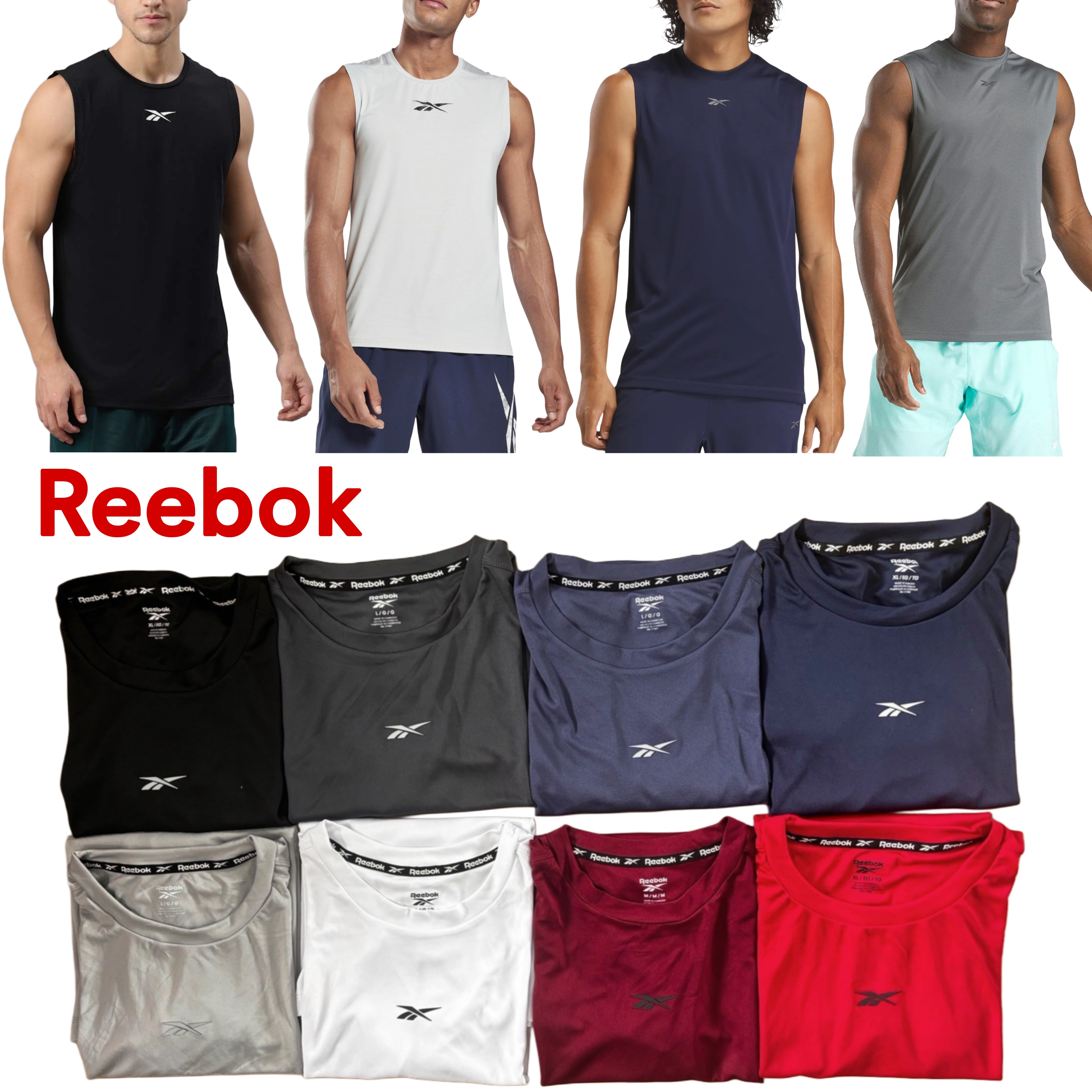 Reebok Active Sleeveless T-Shirts