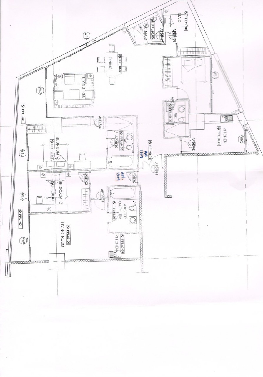 ขายคอนโด The Lakes (เดอะ เลค) (เลี้ยงสัตว์ได้) 3 ห้องนอน + 1 ห้องแม่บ้าน 4 ห้องน้ำ