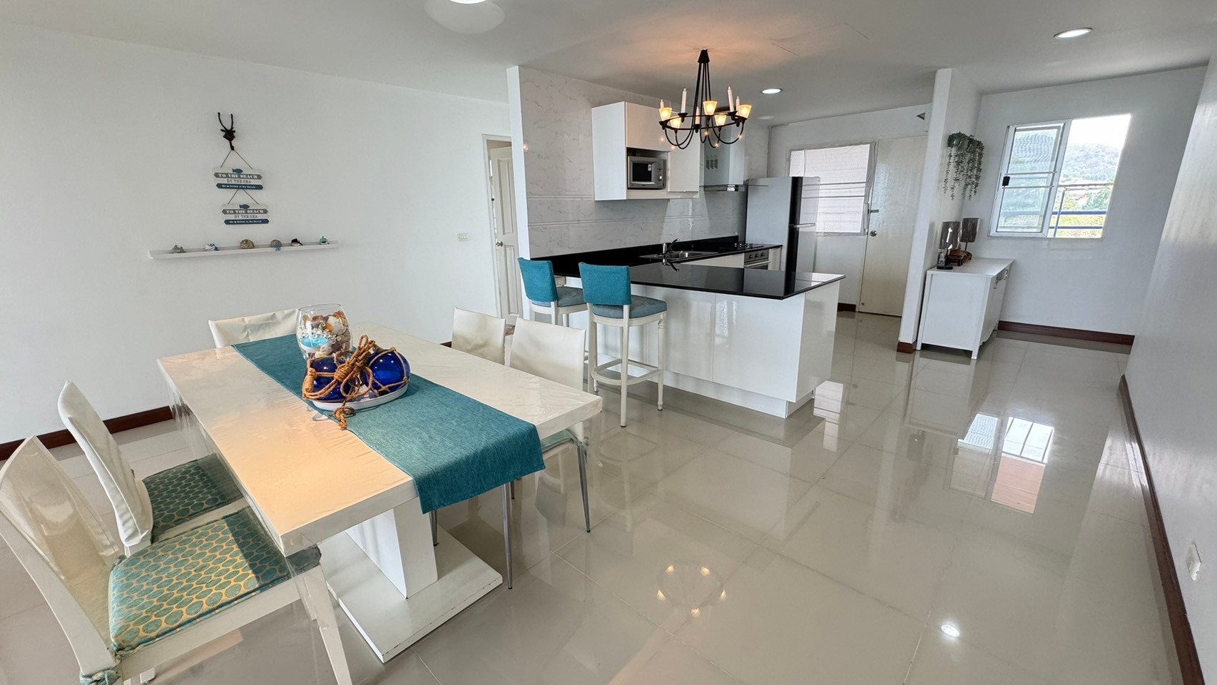 ให้เช่าคอนโด Rama Harbour view condo (รามา ฮาร์เบอร์ วิว คอนโด) ชั้น 1 วิวทะเล 2 ห้องนอน 2 ห้องน้ำ