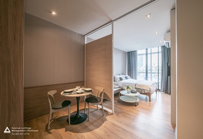 ให้เช่าคอนโด Park 24 (พาร์ค 24) 1 ห้องนอน 1 ห้องน้ำ ขนาด 28 ตร.ม