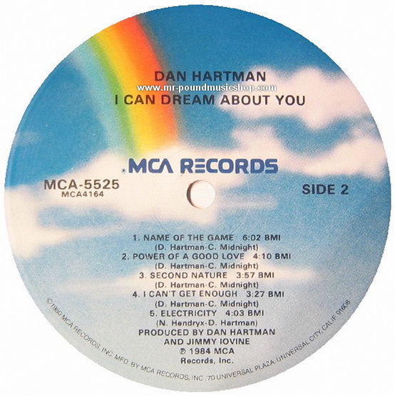 Dan Hartman - I Can Dream About You
