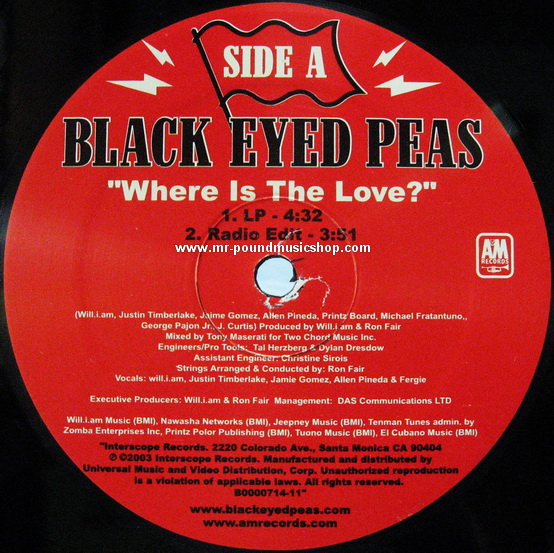 The Black Eyed Peas - Where is The Love?