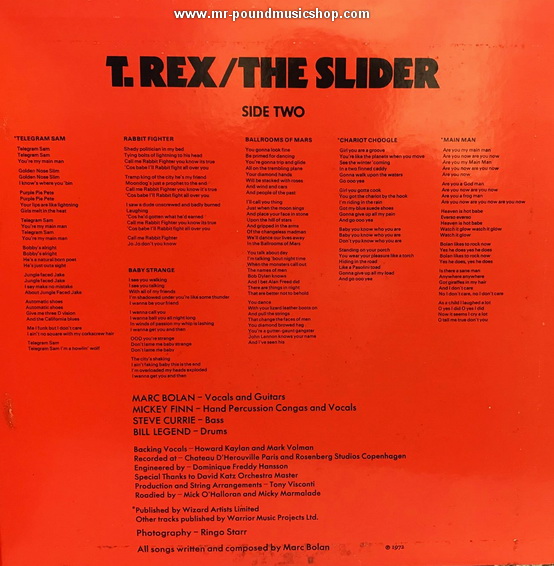 T. Rex - The Slider