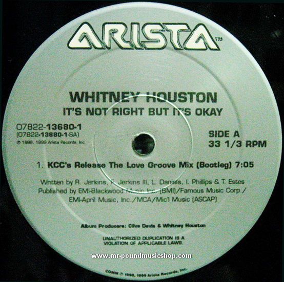 Whitney Houston - It's Not Right But It's Okay