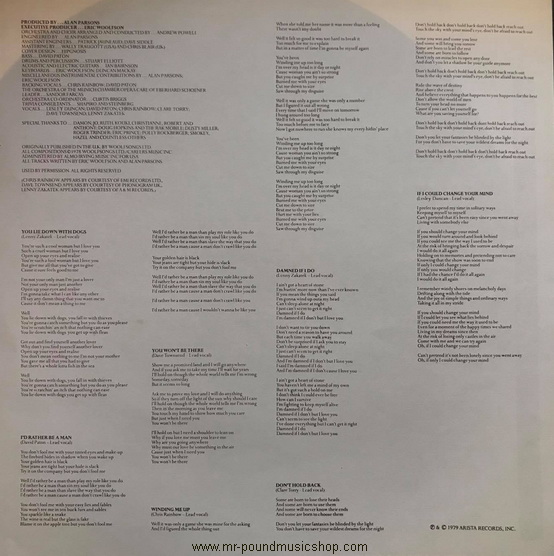 The Alan Parsons Project - Eve