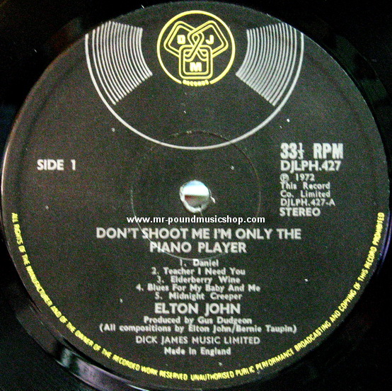 Elton John - Don't Shoot Me I'm Only The Piano Player