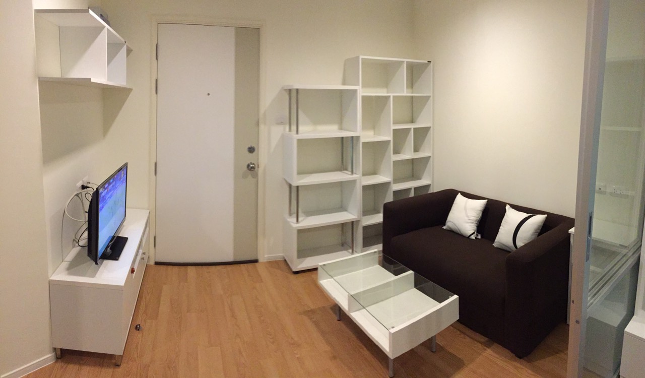 ให้เช่าคอนโดราคา 9,000 บาทต่อเดือนคอนโด ลุมพินี วิลล์ ประชาชื่น - พงษ์เพชร 2 Lumpini Ville Prachachuen-Phongphet อาคาร B ชั้น 12 พื้นที่ 26 ตร.ม. 1ห้องนอน