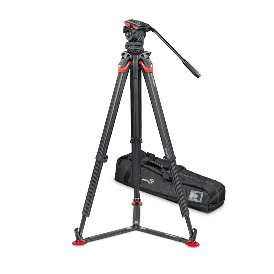 System FSB 10 FT GS Sachtler System FSB 10 carbon fibre with Fluid Head, flowtech Tripod, Ground Spreader