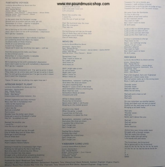 David Bowie - Lodger