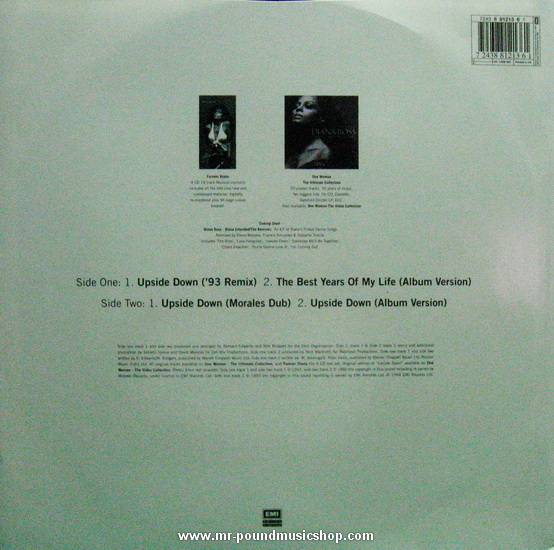 Diana Ross - The Best Years Of My Life / Upside Down Remix '93