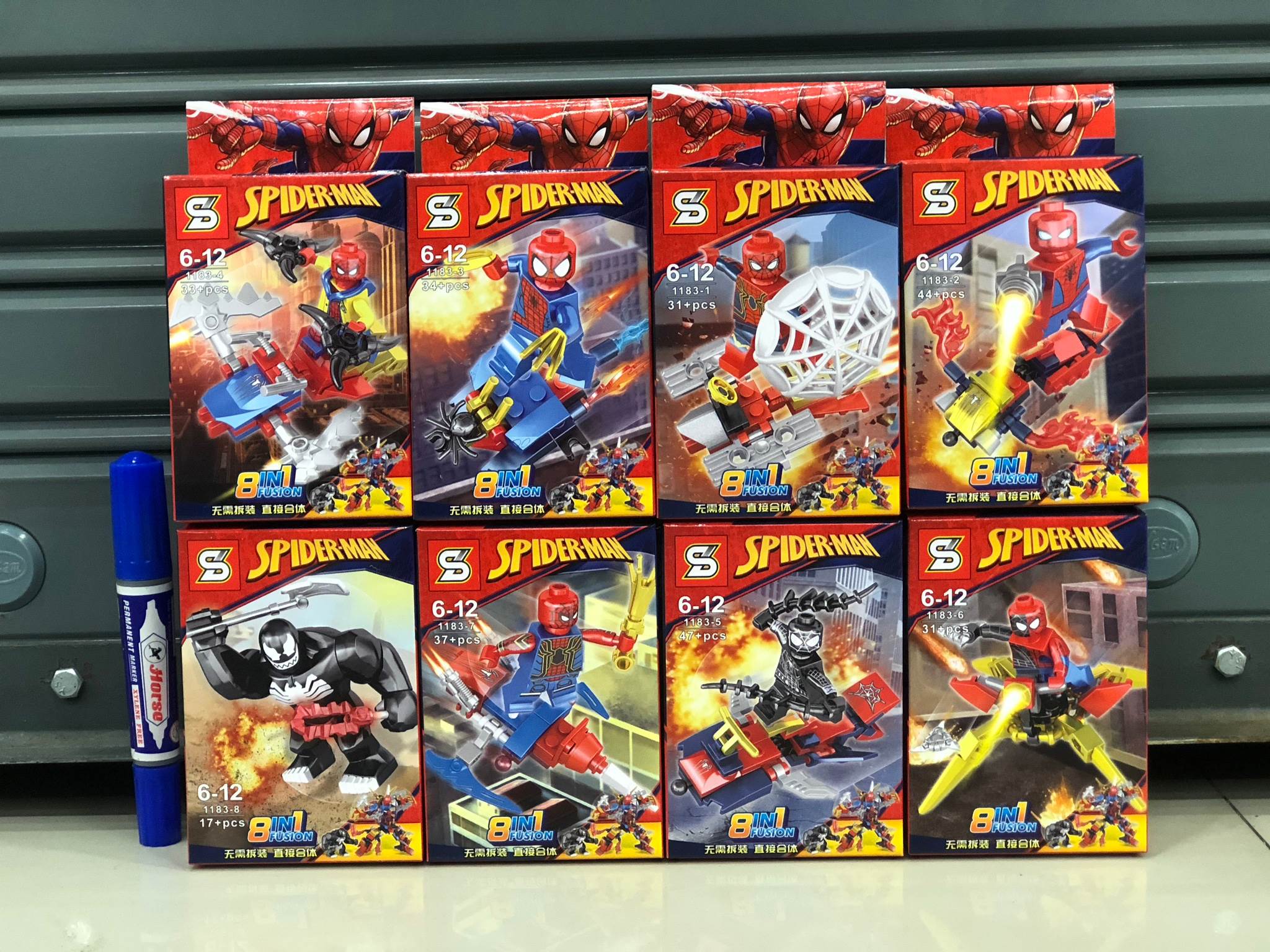 SY 1183 (รวมสไป 8 กล่อง (8IN1)) รวมร่างได้