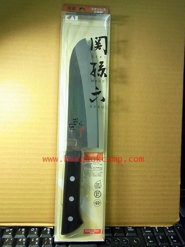 (1)มีดครัวญี่ปุ่น KAI Kitchen Knife SEKIMAGOROKU ...Made in Japan ใหม่ แท้ (KAI AE-2900)