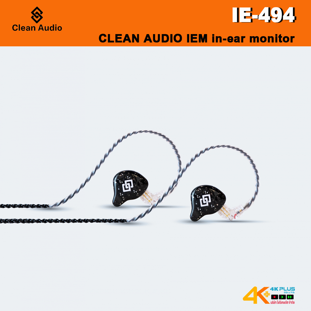 CLEAN AUDIO IE-494 IEM in-ear monitor