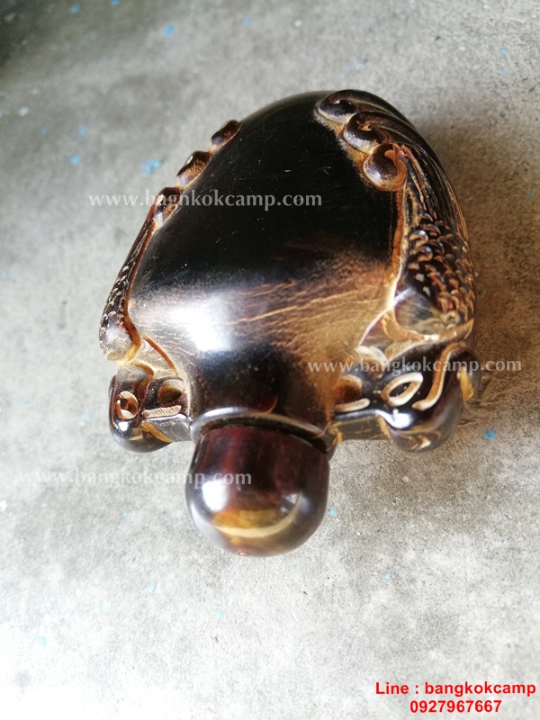 ขวดยานัตถ์ แกะจากเขาสัตว์ รูปนกคู่ (3)