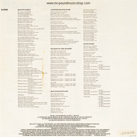 Accept - Russian Roulette