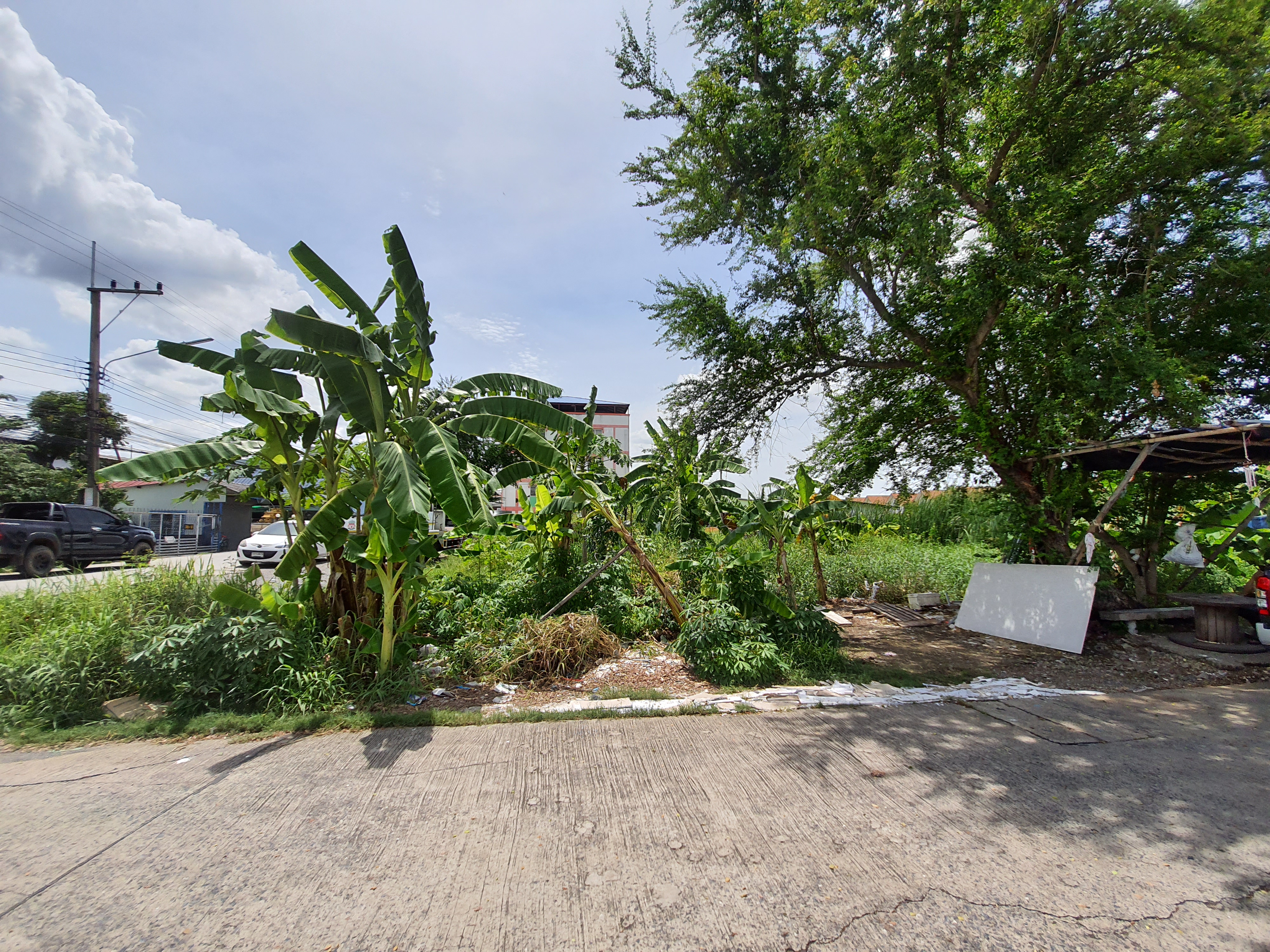 รหัสทรัพย์ 04668 ขายที่ดินถมแล้ว ลำลูกกาคลอง 4 ซอยร่วมสุข 2 ติดถนน 3 ด้าน (ที่ดินรูปสี่เหลี่ยมจัตุรัส) ขนาดพื้นที่ 3 งาน 63 ตรม