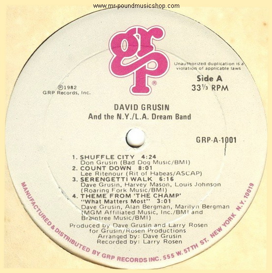 Dave Grusin And The N.Y. / L.A. Dream Band - Dave Grusin And The N.Y. / L.A. Dream Band