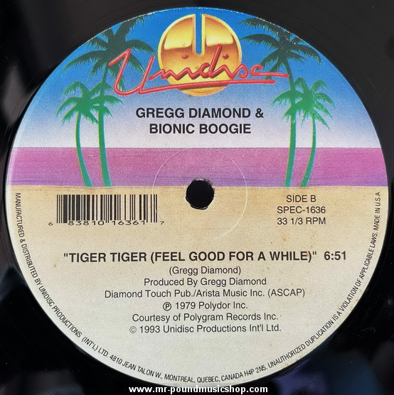 Kool & The Gang / Gregg Diamond & Bionic Boogie - Fresh (Remix) / Tiger Tiger (Feel Good For A While)