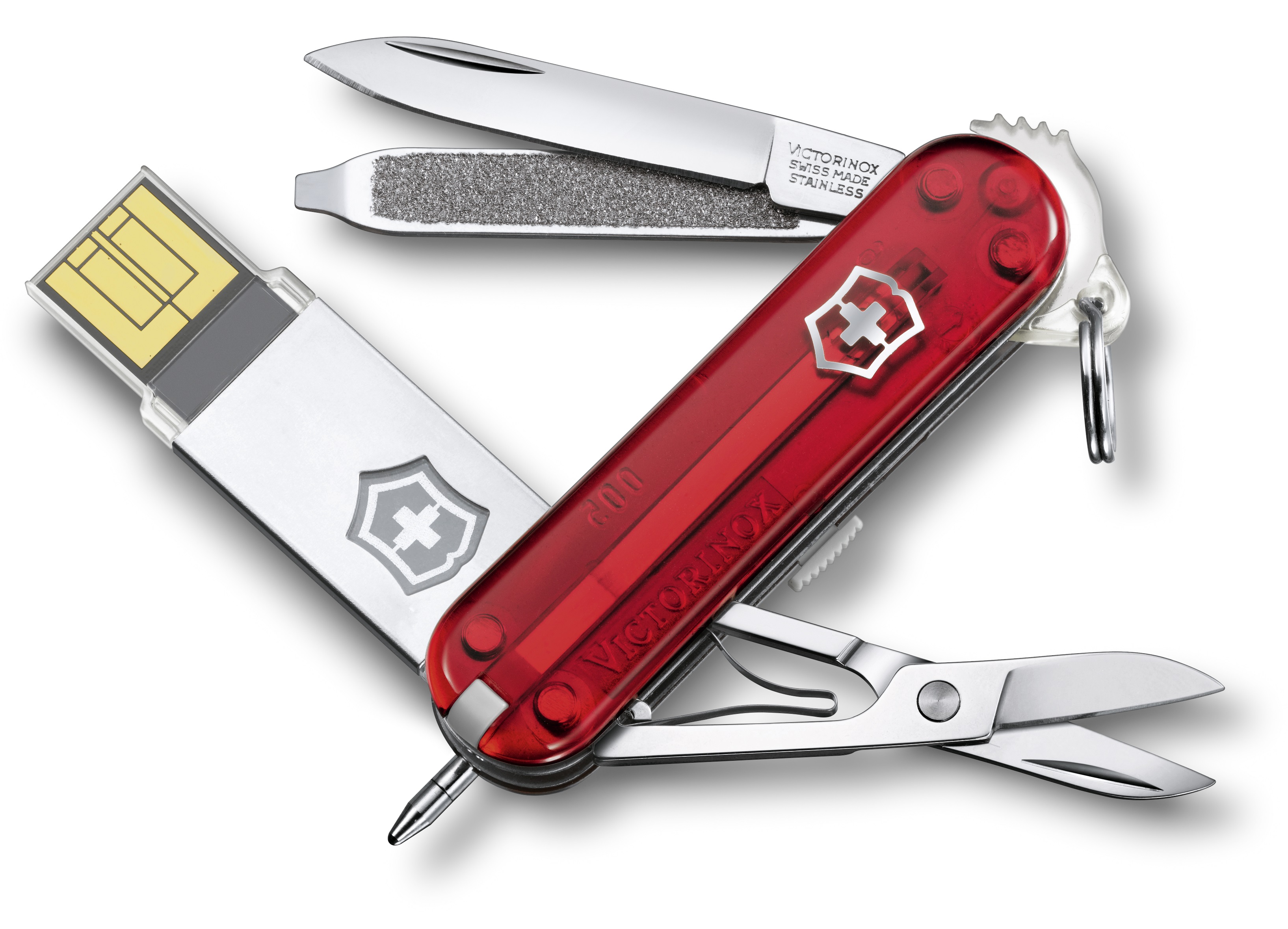 VICTORINOX@WORK USB KEY WITH TOOLS RED 32GB (4.6125.TG32B)​