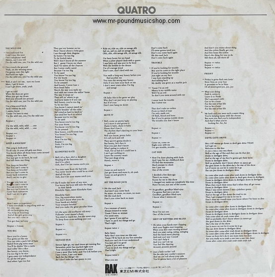 Suzi Quatro - Quatro