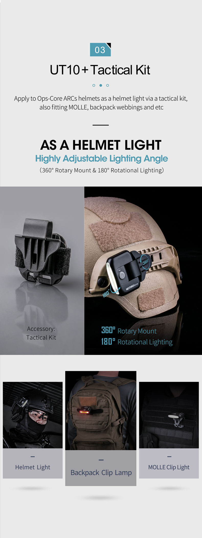 ไฟฉายคาดหัว Nextorch UT10 Multi-function Innovative LED Light