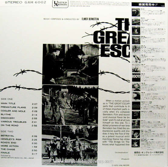 Elmer Bernstein - The Great Escape (Orirginal Motion Picture Soundtrack)