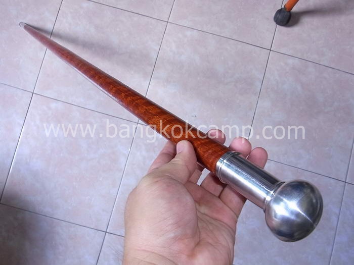 ไม้หายาก... ไม้ตะพด(ประดู่ลายเสือ) ลายสวยมาก หัวแป้น(ถอดได้)+ท้ายไททาเนียม ยาว94ซม