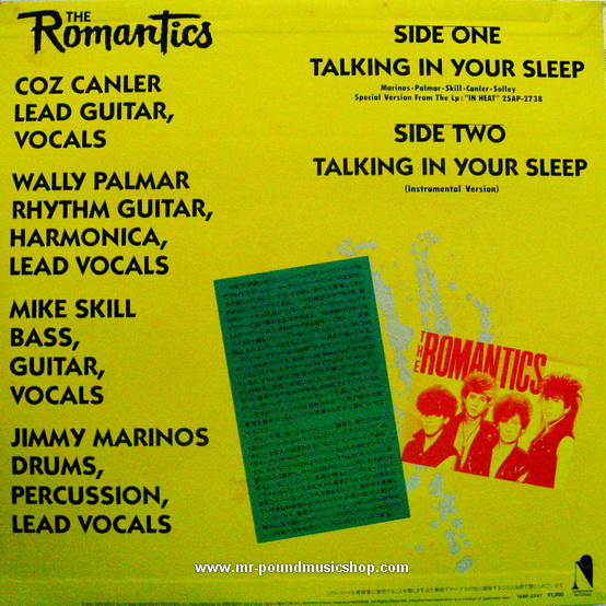The Romantics - Talking in Your Sleep
