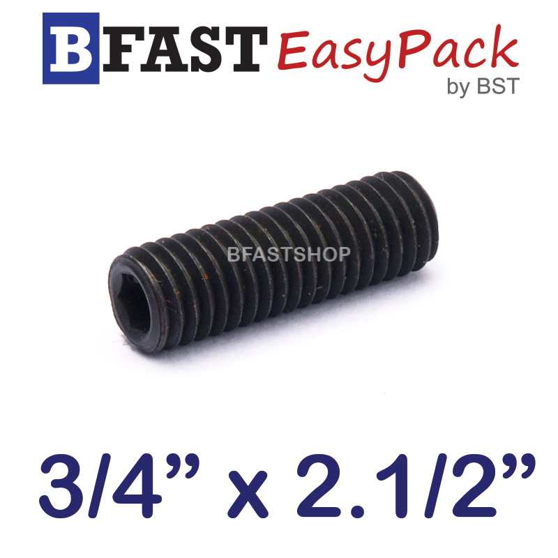 สกรูตัวหนอนดำ 3/4" x 2.1/2"