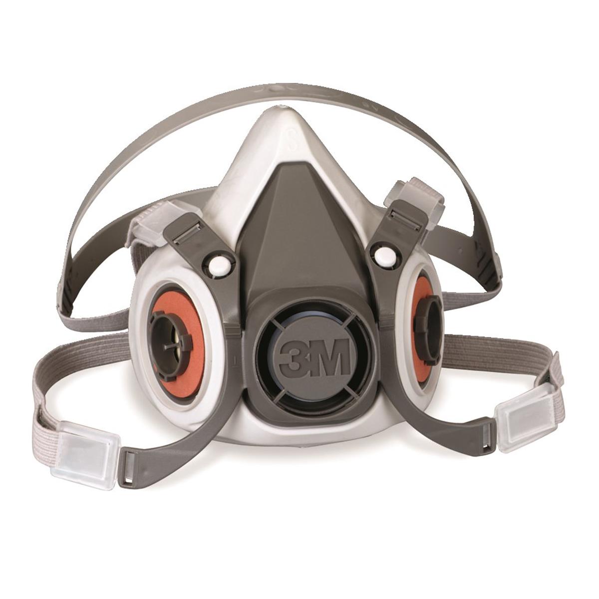 3M 6200 หน้ากากชนิดไส้กรองคู่ ขนาดกลาง (SIZE M)