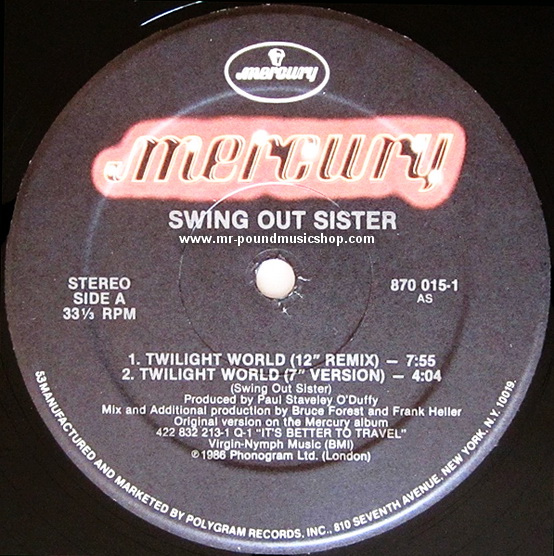 Swing Out Sister - Twilight World