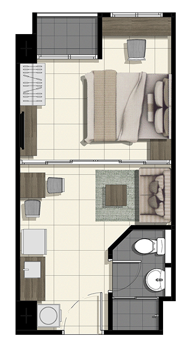 ขายถูก! คอนโด Notting Hill Sukhumvit 107 (น็อตติ้ง ฮิลล์ สุขุมวิท 107) เพียง 1.3 ล้านบาทเท่านั้น!!
