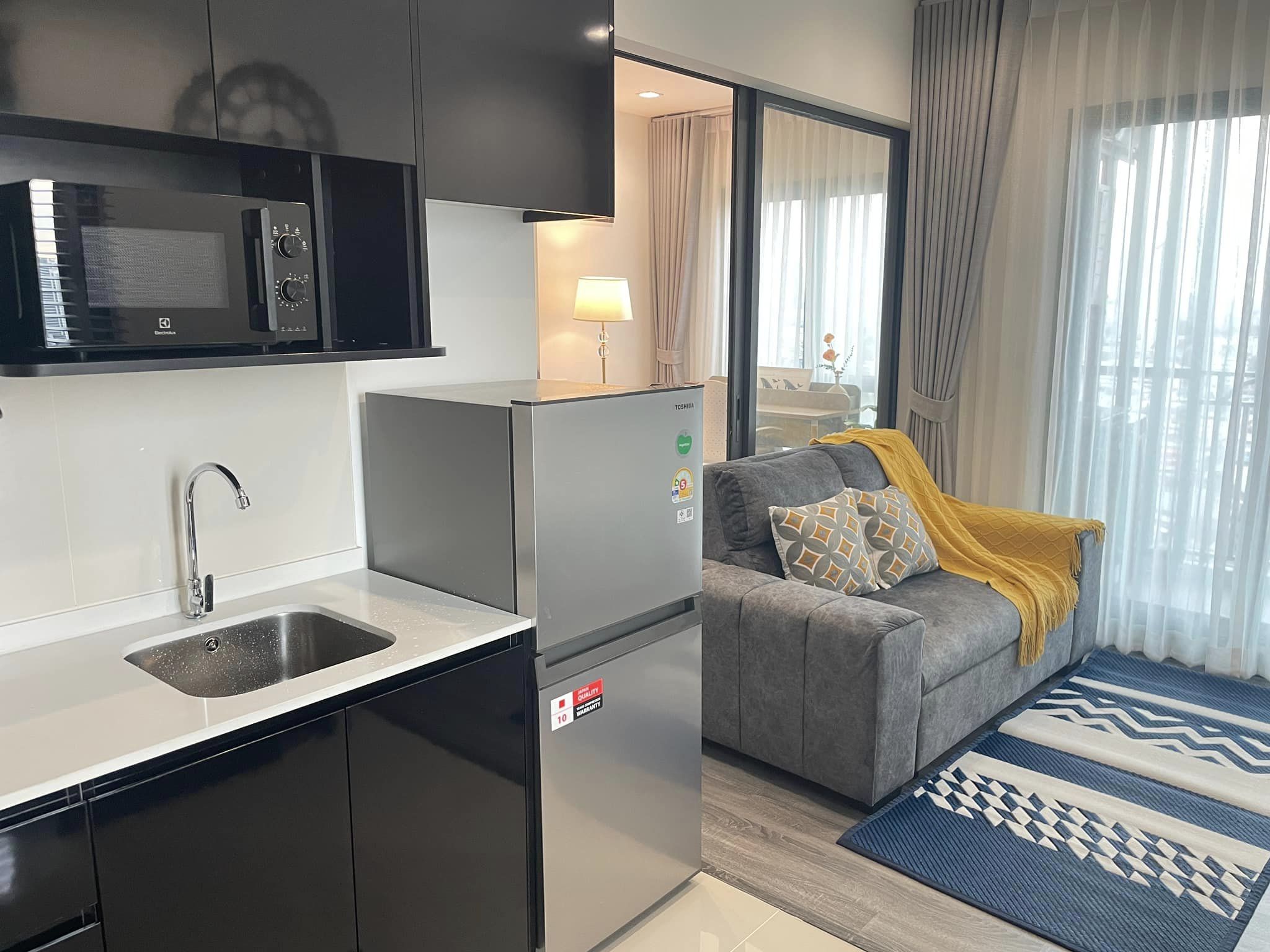 ให้เช่าห้องใหม่ไม่เคยมีใครอยู่ คอนโด The Rich Sathorn - Taksin (เดอะริช สาทร - ตากสิน) 1 ห้องนอน