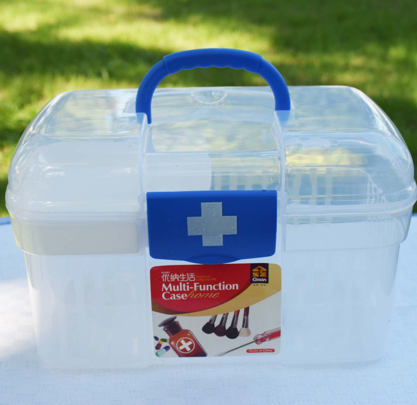 กล่องยาสามัญประจำบ้าน (Medical Box) รุ่น PK03 สีน้ำเงิน - size M