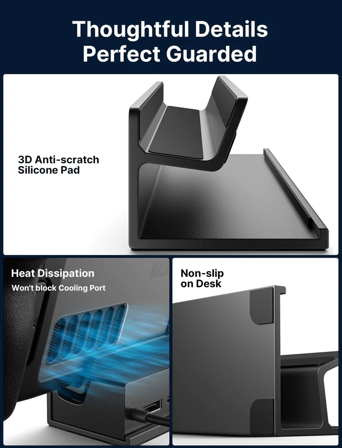 JSAUX Anti-Slip Stand for Steam Deck Dock SG0104