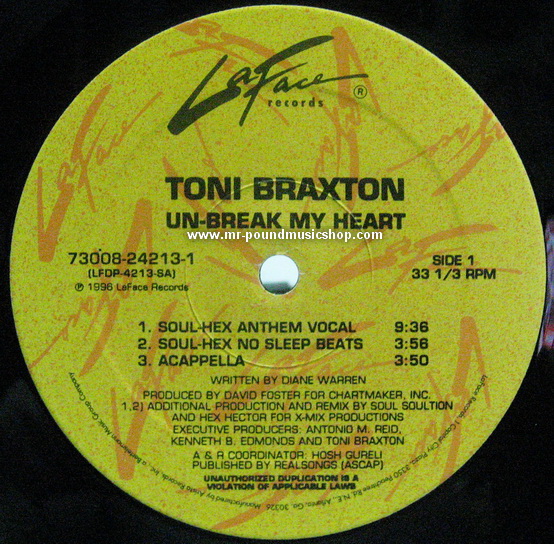 Toni Braxton - Un-Break My Heart