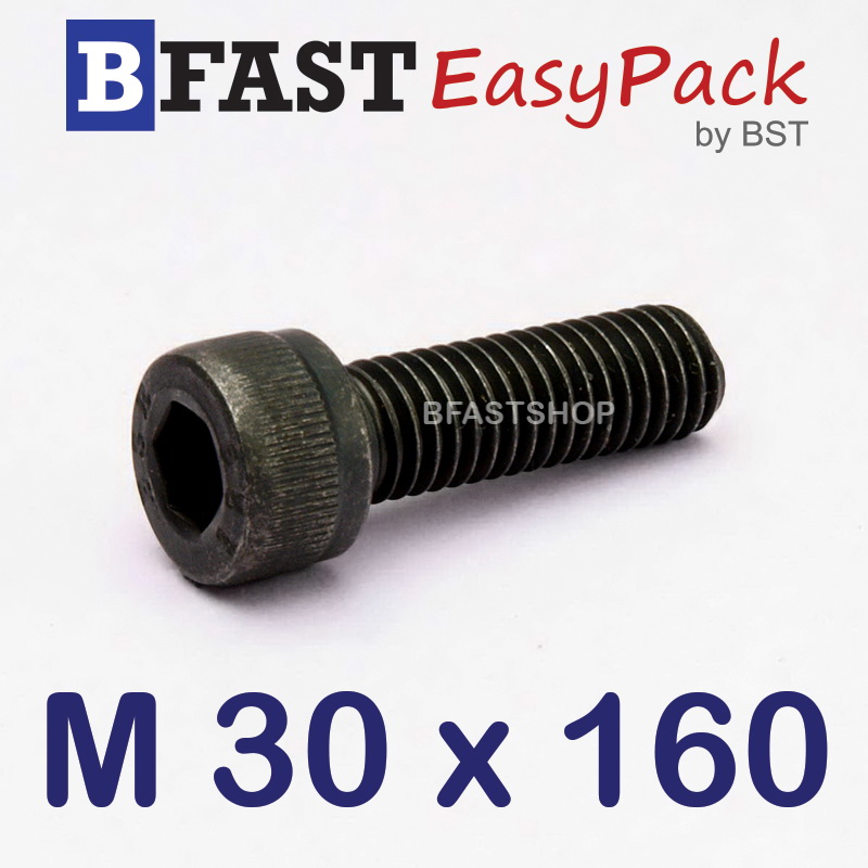 สกรูหัวจมดำ M 30 x 160 *เกลียวครึ่ง*