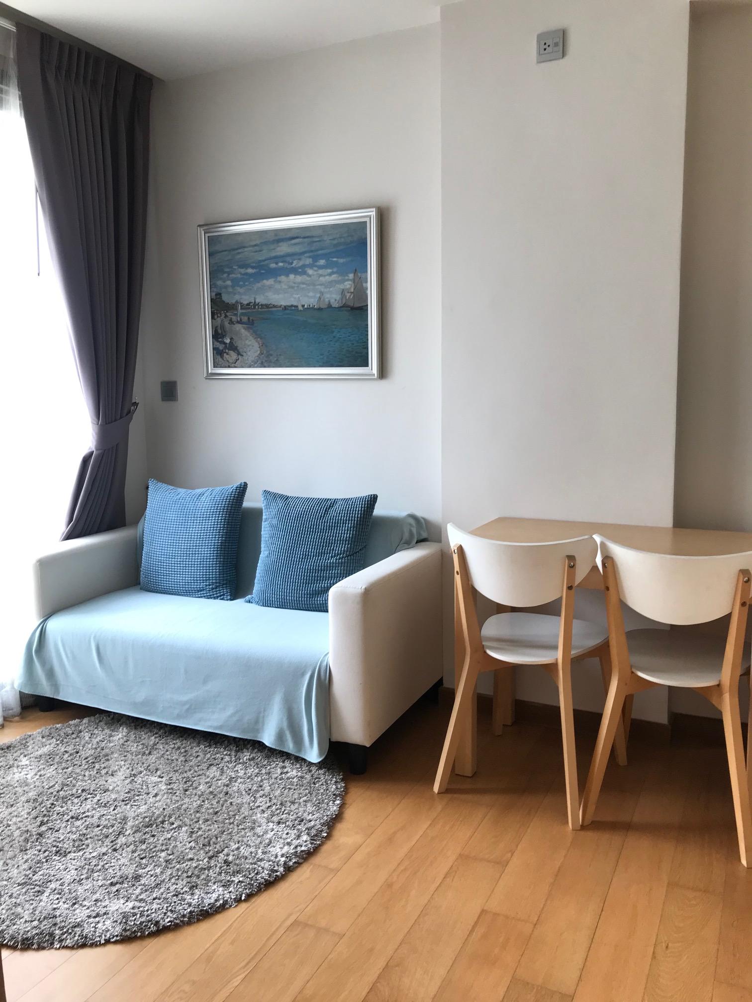 ขาย / เช่าคอนโด Via Botani (เวีย โบทานี) 1 ห้องนอน 1 ห้องน้ำ (ไม่มีอ่าง) ชั้น 3 ขนาด 37 ห้องแต่ครบ