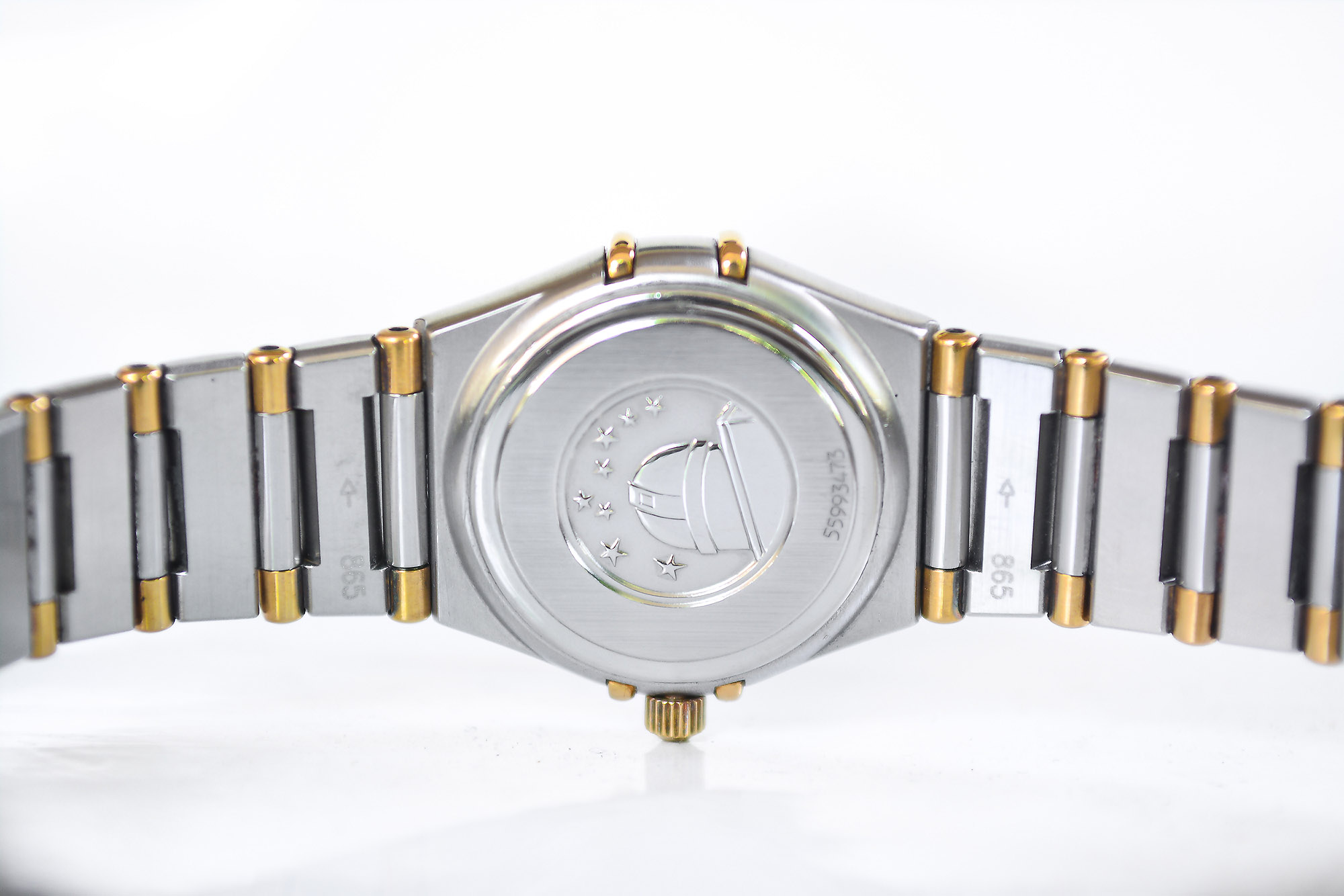 Omega Constellation 2 tone 18k lady ขอบเพชร (Sold)